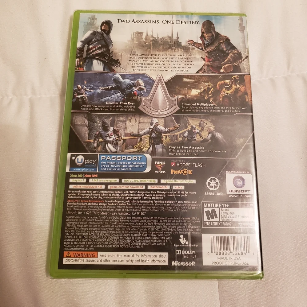 Assassin's Creed Revelations Xbox 360 Game - Picture 4 of 6
